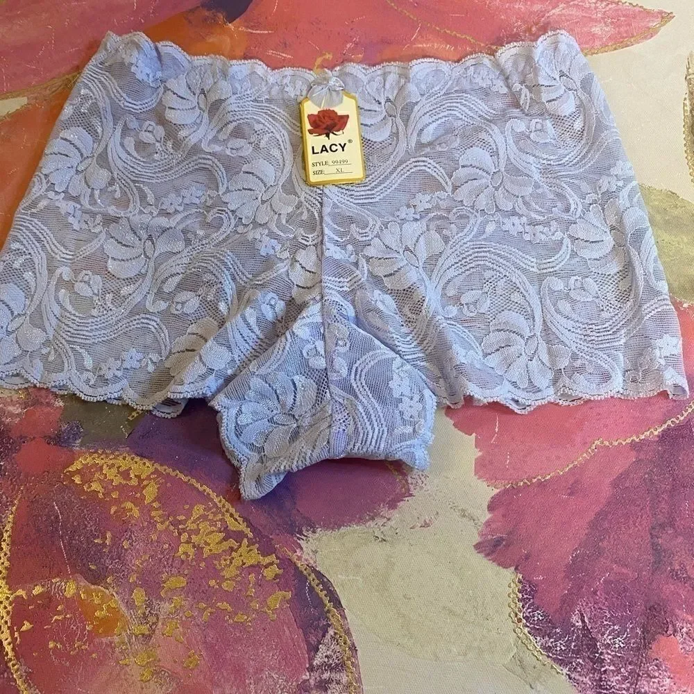 Lacy Boyshorts sexy panties pack of 2 size XL